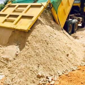 carrada de areia branca